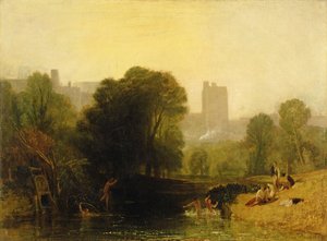 Vicino alla Thames Lock, Windsor, c.1809 da Joseph Mallord William Turner